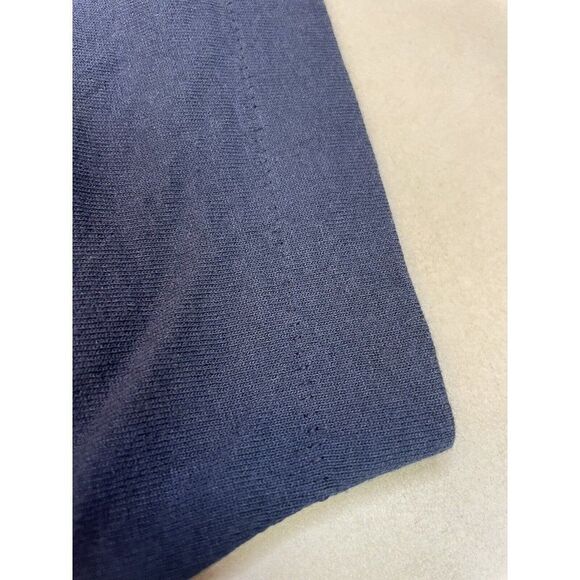 VINTAGE Fruit Of The Loom Blank T-shirt Men Large Blue USA 90s Single Stitch - Picture 3 of 6